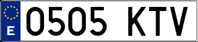 Truck License Plate
